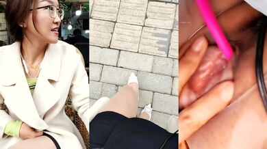 户外一姐【瑶瑶想喷喷】马路开档，跳蛋喷水~老人活动室专场，大爷们要是看见了受得了吗 (2)